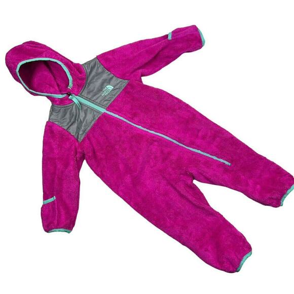 The North Face Girls Oso One-Piece Fleece Bunting - Picture 1 of 9